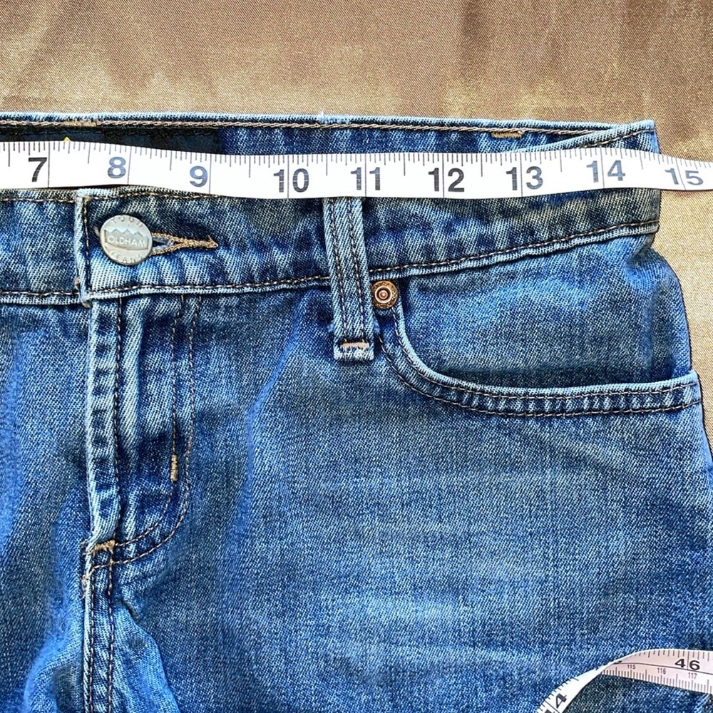 Todd Oldham Classic Denim Shorts Med Wash 2.5” Inseam 5-Pocket Sz 1 Juniors - Picture 7 of 10